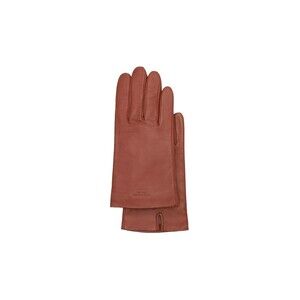 Coach Women's Saddle Brown Leather Tech Gloves (CV864) Size Large - NWT $160